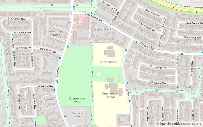 Caernarvon location map