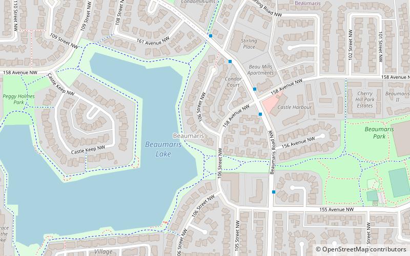 Beaumaris location map