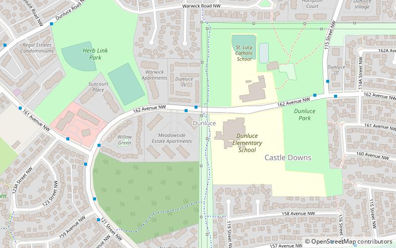 dunluce edmonton location map