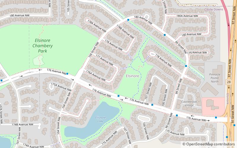 Elsinore location map