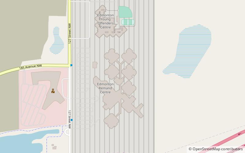 Edmonton Remand Centre location map