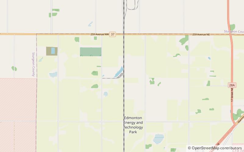 Alberta Railway Museum location map
