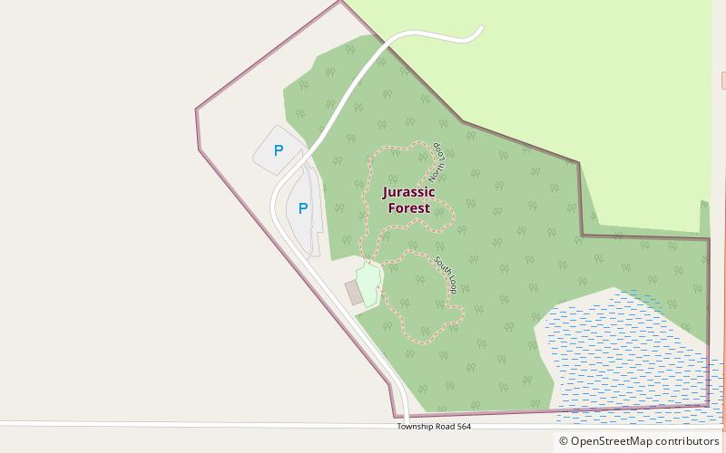 Jurassic Forest location map