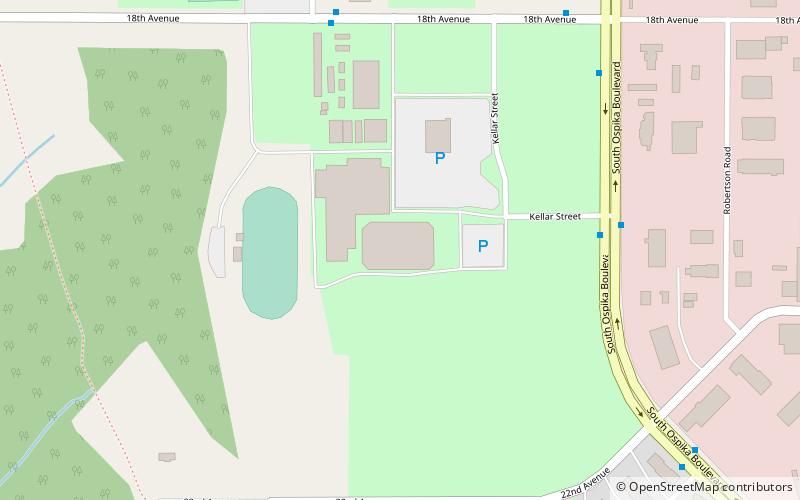 CN Centre location map