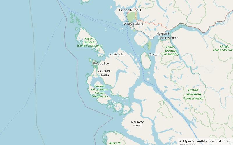 Porcher Island location map