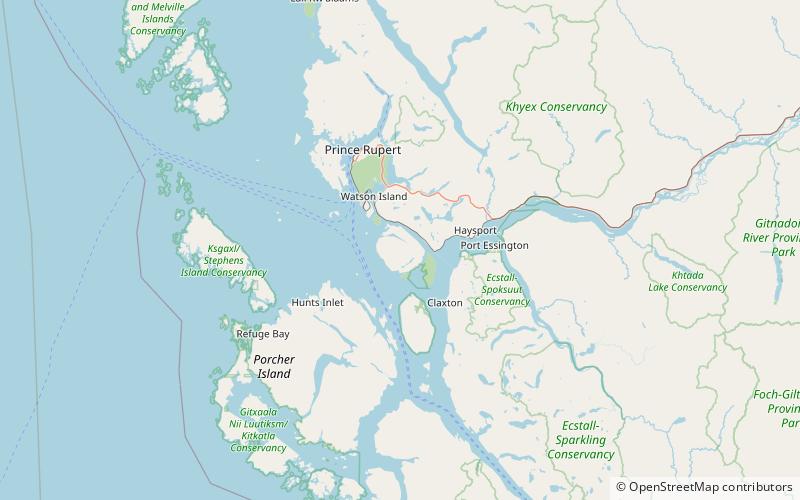 smith island prince rupert location map