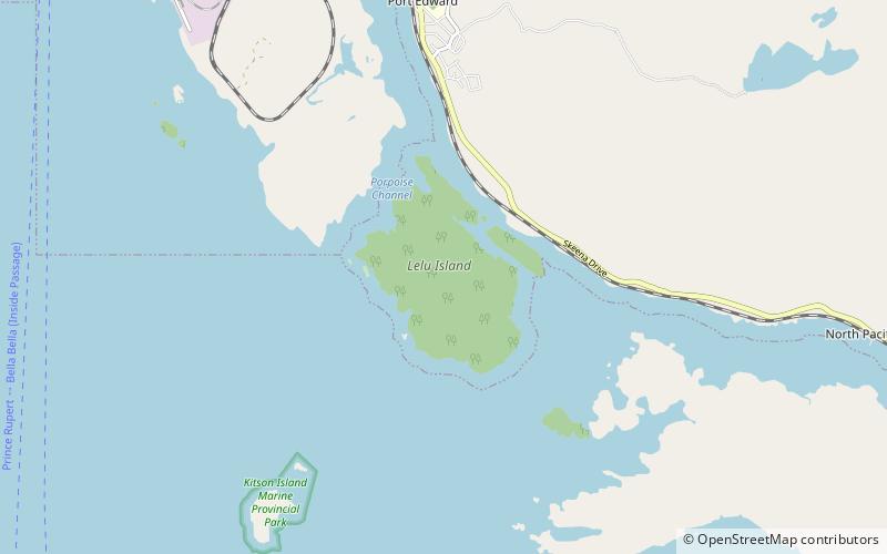 Lelu Island location map