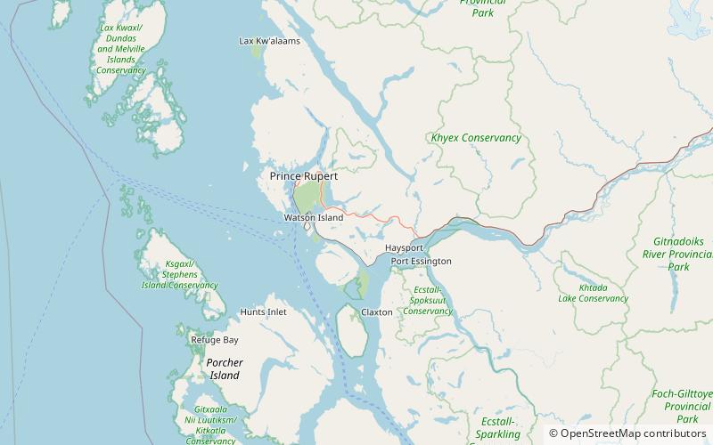 diana lake provincial park location map