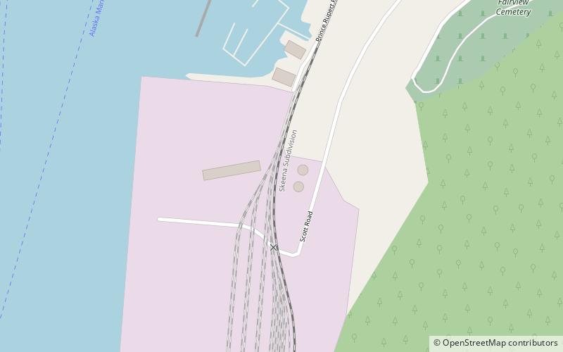 Prince Rupert Port Authority location map