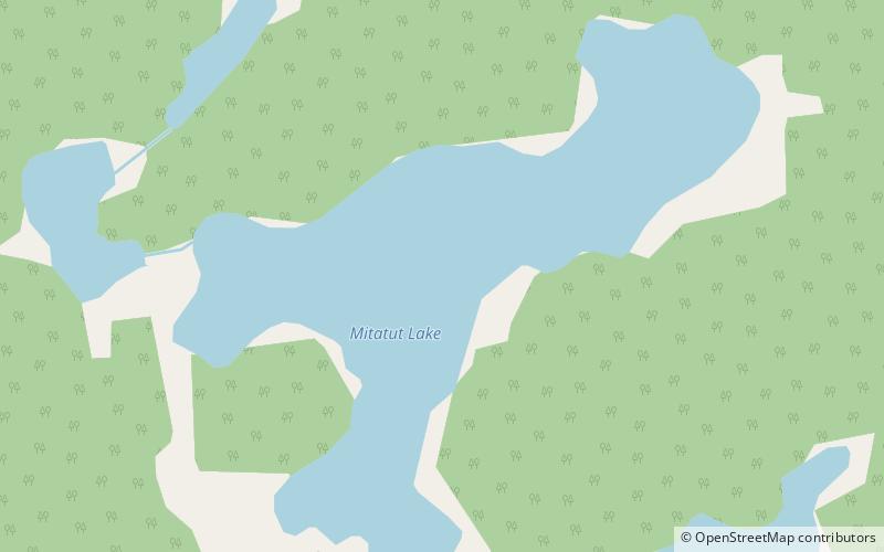 Mitatut Lake location map