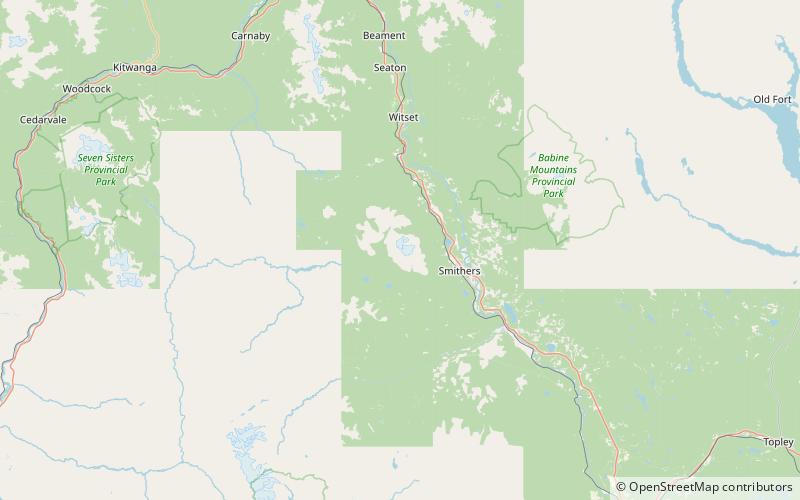 Hudson Bay Mountain location map