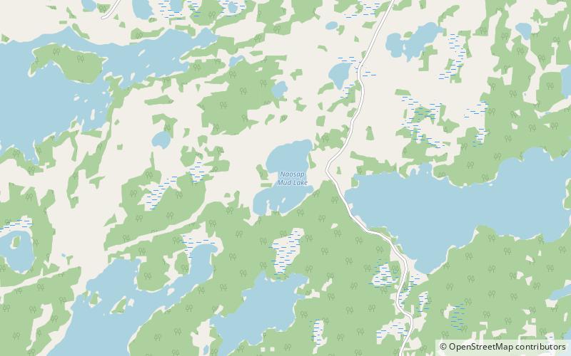 Naosap Mud Lake location map