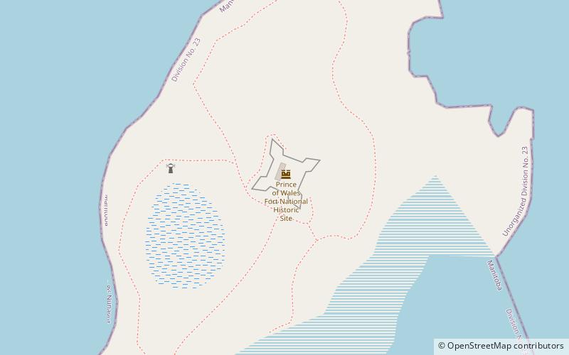 Fort Prince-de-Galles location map