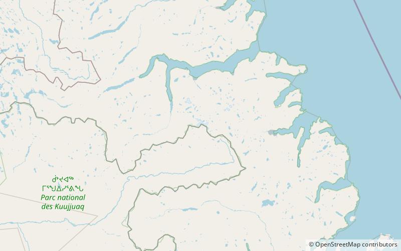 Montes Torngat location map