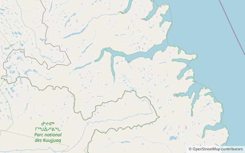 torngarsoak mountain park narodowy torngat mountains location map