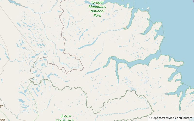 Innuit Mountain location map