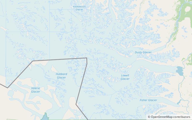 Mount Kennedy location map