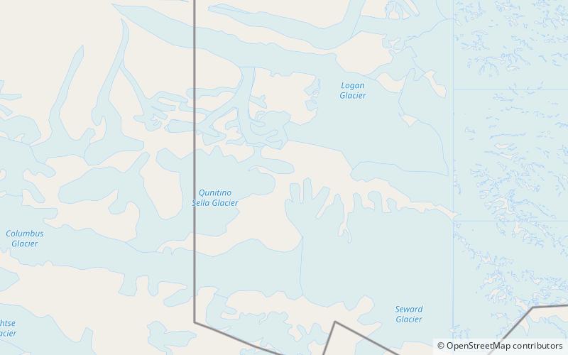 King Peak location map