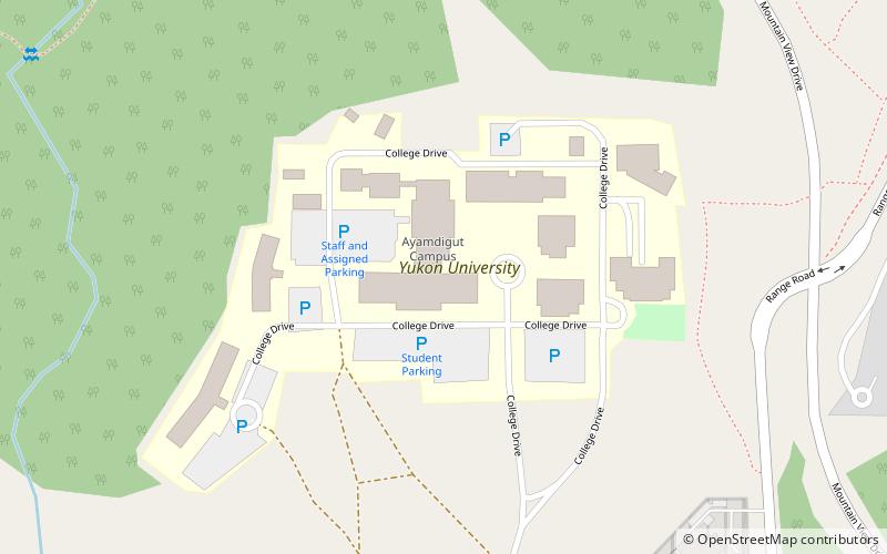 Yukon University location map