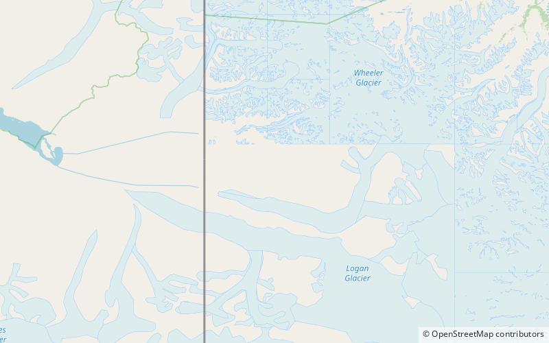 centennial range park narodowy kluane location map