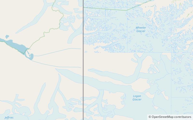 mount saskatchewan kluane national park location map