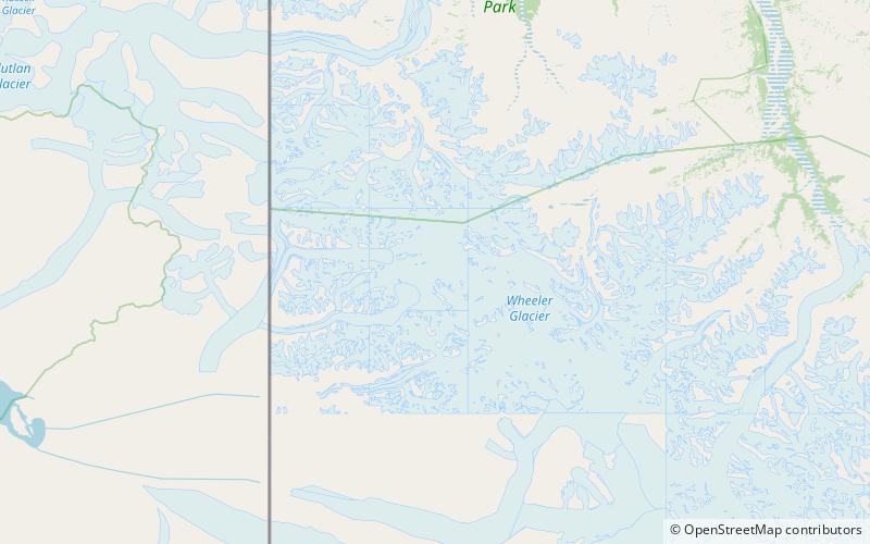 mount slaggard park narodowy kluane location map