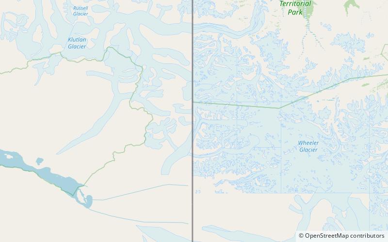 Kluane/Wrangell-St. Elias/Bahía de los Glaciares/Tatshenshini-Alsek location map
