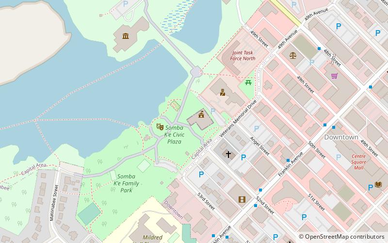 city hall yellowknife location map