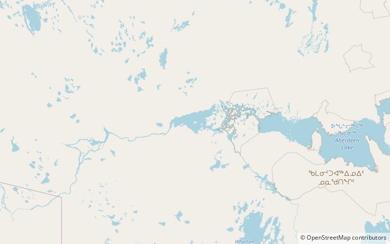 beverly lake thelon wildlife sanctuary location map