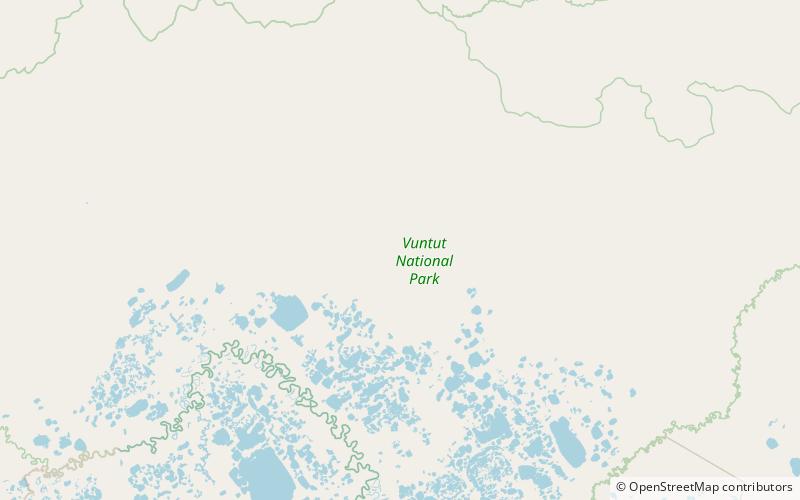 Vuntut National Park location map