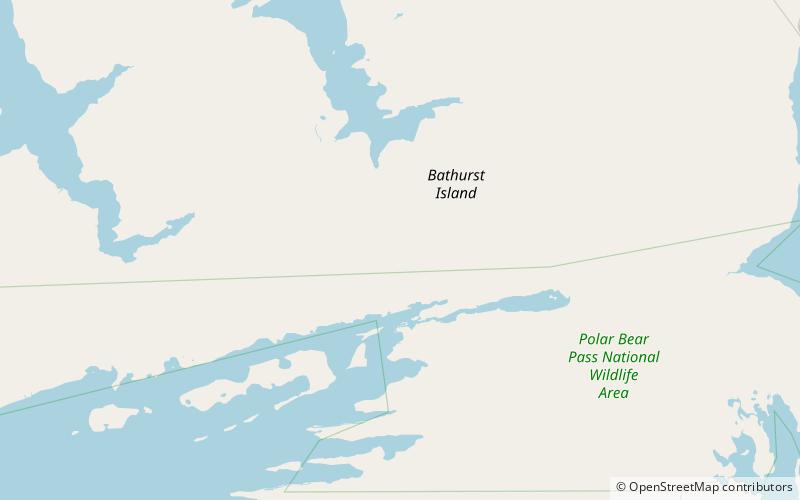 brooman point village polar bear pass national wildlife area location map