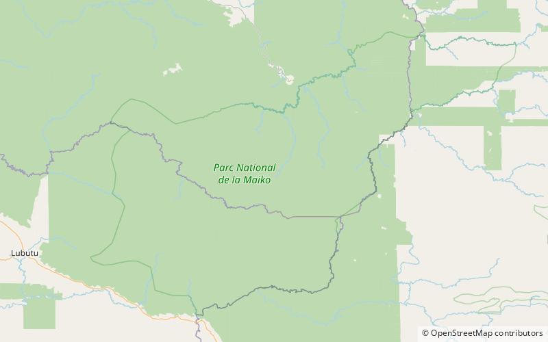 Parc national de la Maiko location map