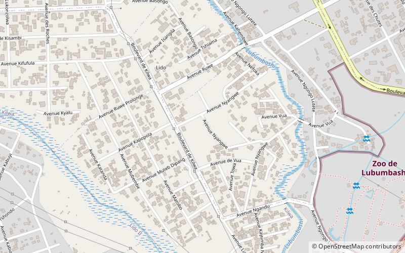 haut katanga district lubumbashi location map