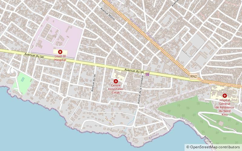 Université de Goma location map