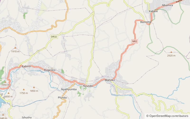 Rubavu District location map