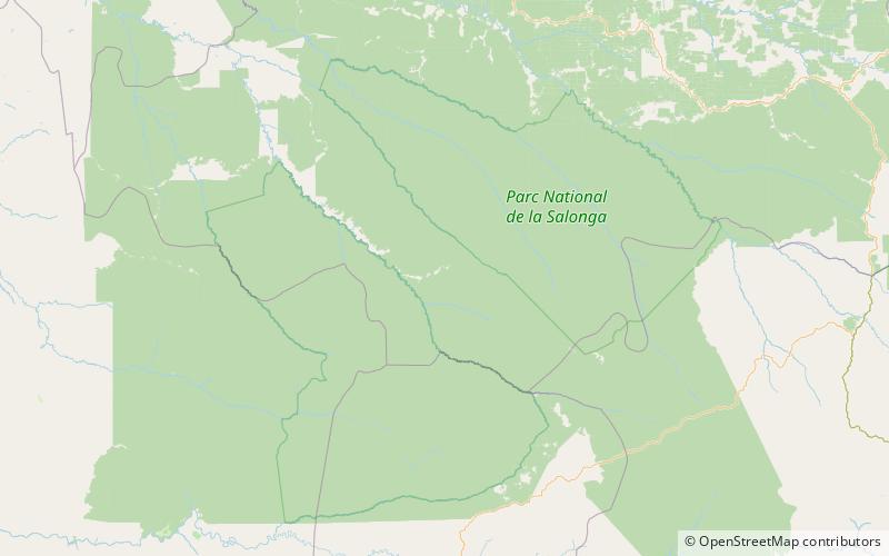Parc national de la Salonga location map