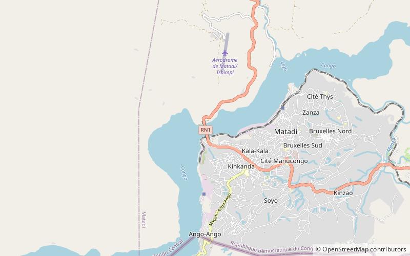Matadi Bridge location map