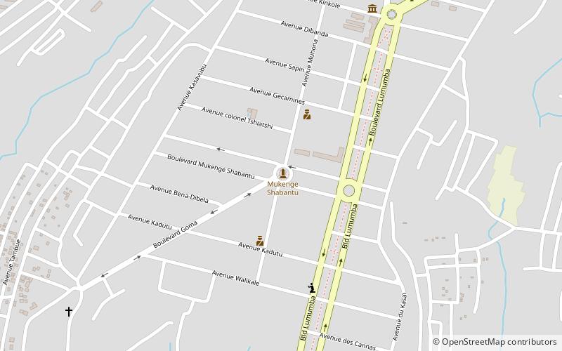 Mukenge Shabantu location map