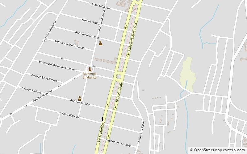 place de lindependance kananga location map
