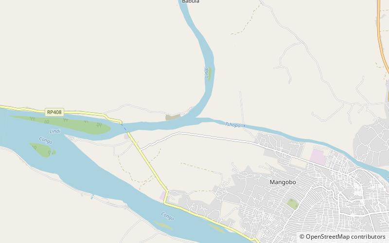 Tshopo River location map