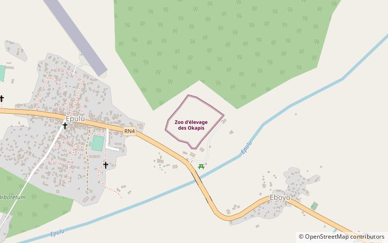 okapi breeding station zoo reserve de faune a okapis location map