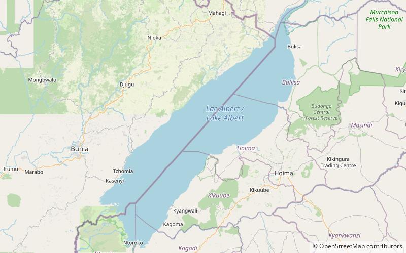 Lake Albert location map