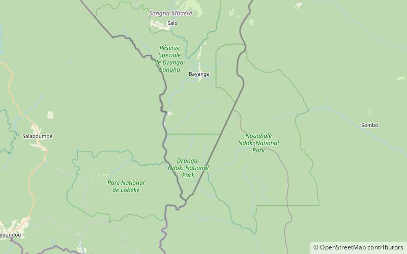 Parc national Dzanga-Ndoki location map