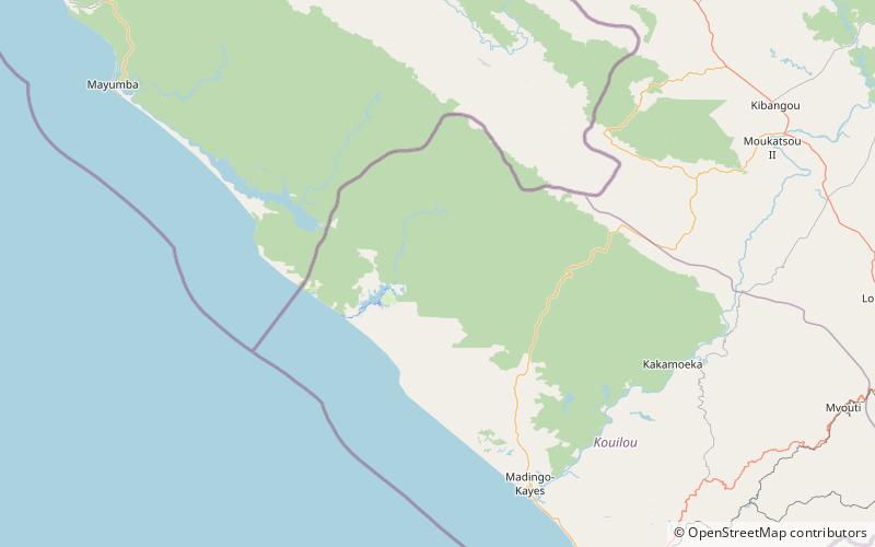 Conkouati-Douli National Park location map