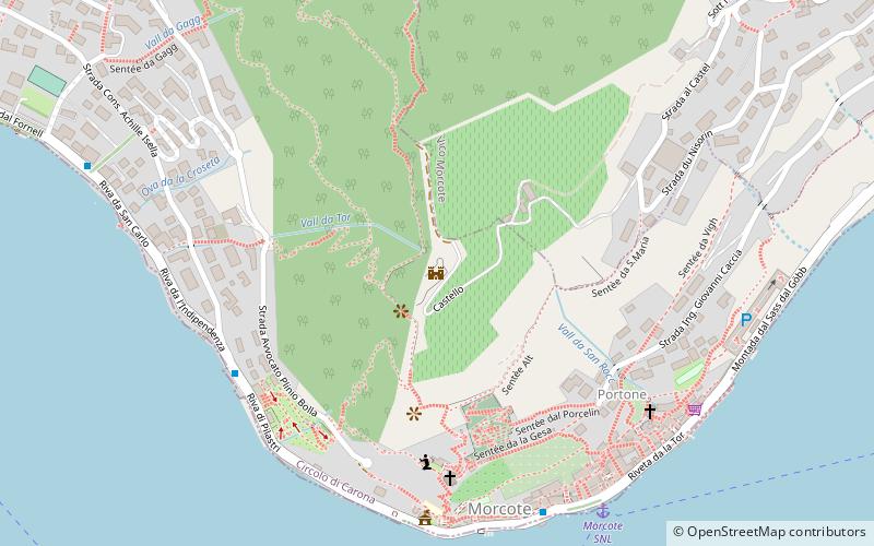 Morcote location map
