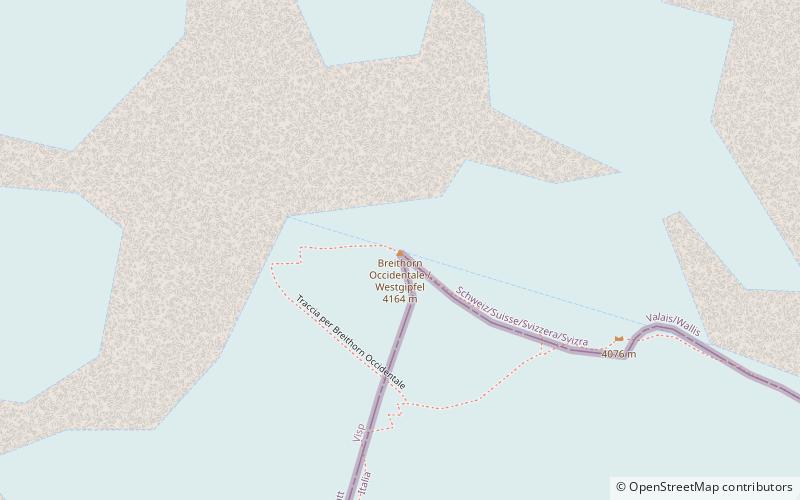 Breithorn location map