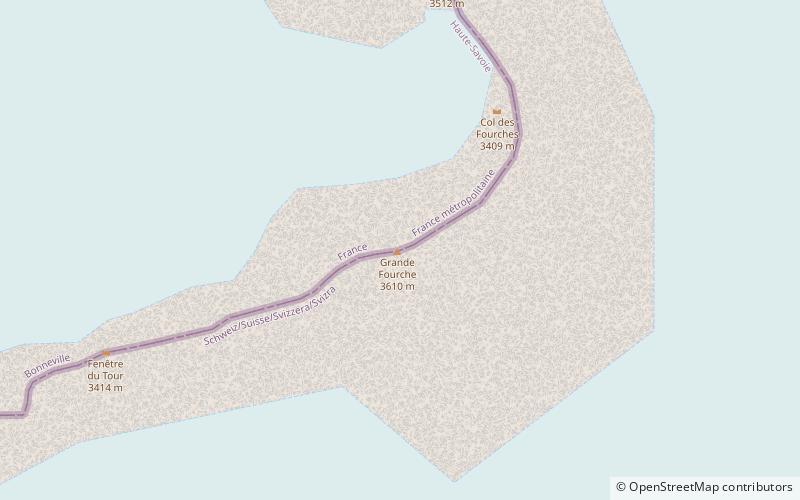 Grande Fourche location map