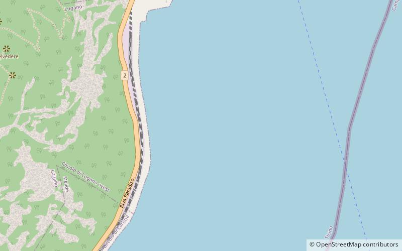 sottoceneri lugano location map