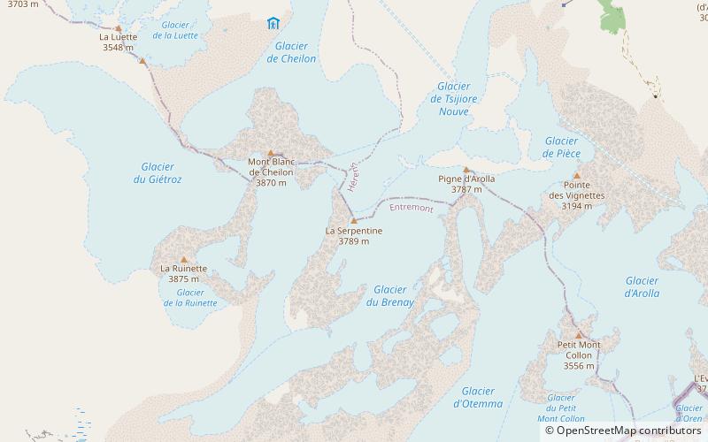 La Serpentine location map