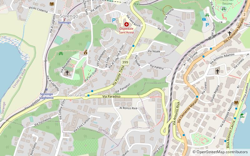 Franklin University Switzerland location map